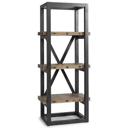 Industrial Side Pier/Bookcase